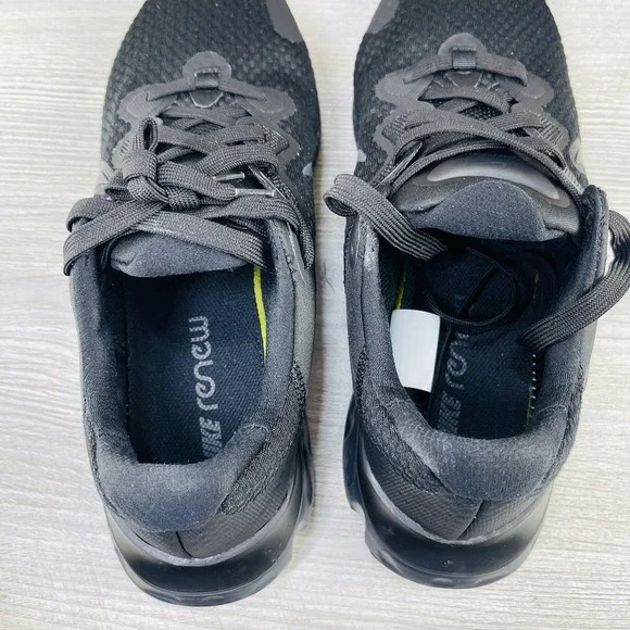 Nike Renew Run 2 Shoes Men's 11  Triple Black Low Top Athletic Running Sneakers - Picture 13 of 16